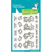 Lawn Fawn - It’s a Bird! - Stamp and Colouring Stencil Bundle