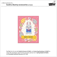 Lawn Fawn - Lawn Cuts - Build-A-Bunny Accessories Dies - LF3683