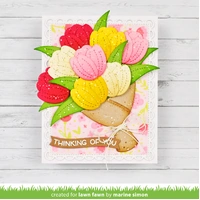 Lawn Fawn - Lawn Cuts - Flower Boquet Wrap Dies - LF3686