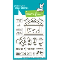 Lawn Fawn - Backyard Bird Feeder Add-On - Stamp and Die Bundle