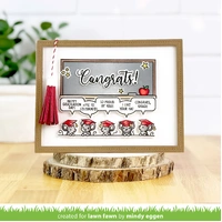 Lawn Fawn - Stamps - Simply Celebrate Graduation - LF3716