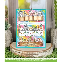 Lawn Fawn - Stamps - Simply Celebrate Hangouts - LF3719