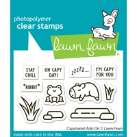 Lawn Fawn - Capybaras! Add-On - Stamp and Die Bundle