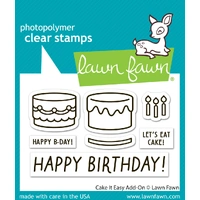 Lawn Fawn - Cake It Easy Add-On - Stamp and Die Bundle