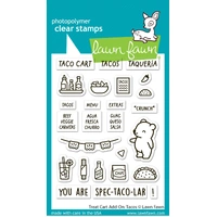 Lawn Fawn - Treat Cart Add-On: Tacos - Stamp and Die Bundle