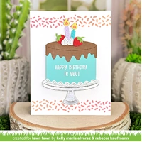 Lawn Fawn - Lawn Cuts - Build-A-Cake Add-On Dies - LF3800