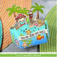 Lawn Fawn - Lawn Cuts - Platform Pop-Up Palm Tree Inserts Dies - LF3802