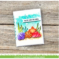 Lawn Fawn - Lawn Cuts - Stitched Seashell Dies - LF3805
