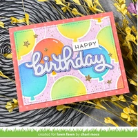 Lawn Lawn - Lawn Clippings - Balloon Background Stencils - LF3817