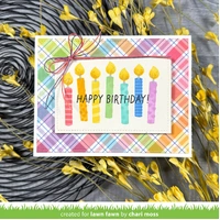 Lawn Lawn - Lawn Clippings - Birthday Candles Stencils - LF3818