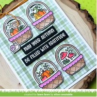 Lawn Fawn - Stamps - Henry’s Build-a-Sentiment: Fall - LF3861
