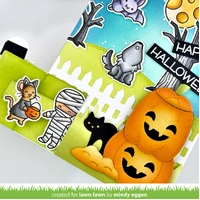 Lawn Fawn - Lawn Cuts - Knock, Knock, Who’s There? Rectangle Door Add-on Dies - LF3864