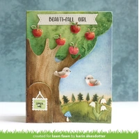 Lawn Fawn - Lawn Cuts - Knock, Knock, Who’s There? Tree Add-on Dies - LF3865