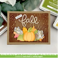 Lawn Lawn - Lawn Clippings - Woodgrain Stencil - LF3874