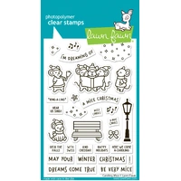 Lawn Fawn - Caroling Mice - Stamp and Die Bundle