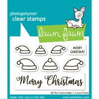Lawn Fawn - All The Santa Hats - Stamp and Die Bundle