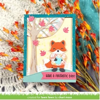 Lawn Fawn - Stamps - Henry’s Build-A-Sentiment: Fox - LF3910