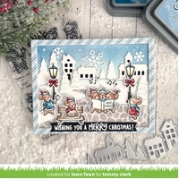 Lawn Fawn - Lawn Cuts - Village Hillside Border Dies - LF3915