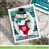 Lawn Fawn - Lawn Cuts - Nordic Snowflake Border Die - LF3916