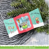 Lawn Fawn - Lawn Cuts - Center Picture WindowCard Holliday Add-On Dies - LF3918