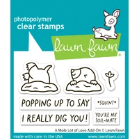 Lawn Fawn - A Mole Lot of Love Add-On - Stamp and Die Bundle