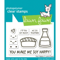 Lawn Fawn - Soy Happy - Stamp and Die Bundle