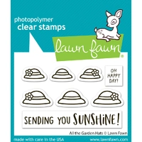 Lawn Fawn - All The Garden Hats - Stamp and Die Bundle