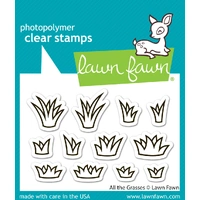 Lawn Fawn - All The Grasses - Stamp and Die Bundle