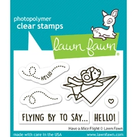 Lawn Fawn - Have A Mice Flight - Stamp and Die Bundle