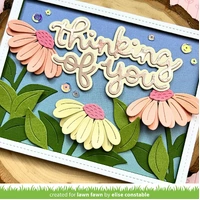 Lawn Fawn - Lawn Cuts - Scripty Thinking Of You Die Outline Add-On - LF4049