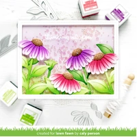 Lawn Fawn - Lawn Cuts - Big Blossom Backdrop: Landscape - LF4052