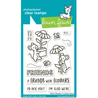 Lawn Fawn - Mice Flowers - Stamp and Die Bundle