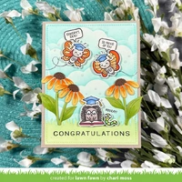 Lawn Fawn - Stamps - All the Grad Caps - LF4079