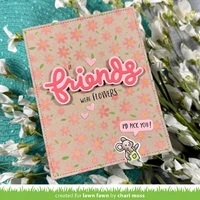 Lawn Fawn - Lawn Cuts - Scripty Friends Outline Add-On - LF4094