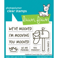 Lawn Fawn - Highland Cows! Add-On - Stamp and Die Bundle