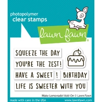 Lawn Fawn - Make Lemonade! Add-On - Stamp and Die Bundle
