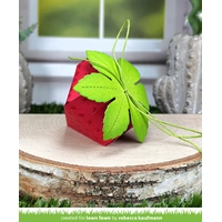 Lawn Fawn - Lawn Cuts - Strawberry Treat Box Dies - LF4136
