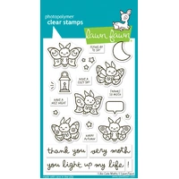Lawn Fawn - I Like Cute Moths - Stamp and Die Bundle