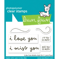 Lawn Fawn - I Like Cute Moths Add-On - Stamp and Die Bundle