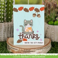 Lawn Fawn - Lawn Cuts - Scripty Thanks Outline - LF4213