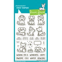 Lawn Fawn - Cozy Dogs - Stamp and Die Bundle