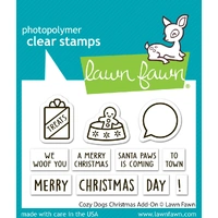 Lawn Fawn - Cozy Dogs Christmas Add-On - Stamp and Die Bundle