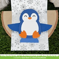 Lawn Fawn - Lawn Cuts - Big Hugs Penguin Dies - LF4268