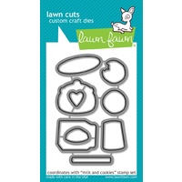 Lawn Fawn Milk And Cookies Stamp+Die Bundle