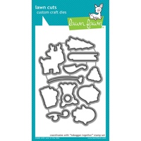 Lawn Fawn Toboggan Together Stamp+Die Bundle