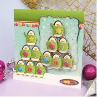 Hunkydory Crafts A Merry Christmas Deco-Large Set - Penguin Tree