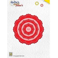 Nellie's Multi Frames Dies Doily Flower MFD020 