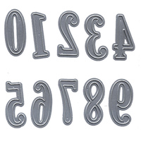 Scrap Dragon Dies Numbers Large 38mm