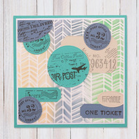 Nellie’s Choice Stencil - Chevron - MMS4K-067