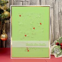 Hunkydory Moonstone Dies Textures - Scattered Holly